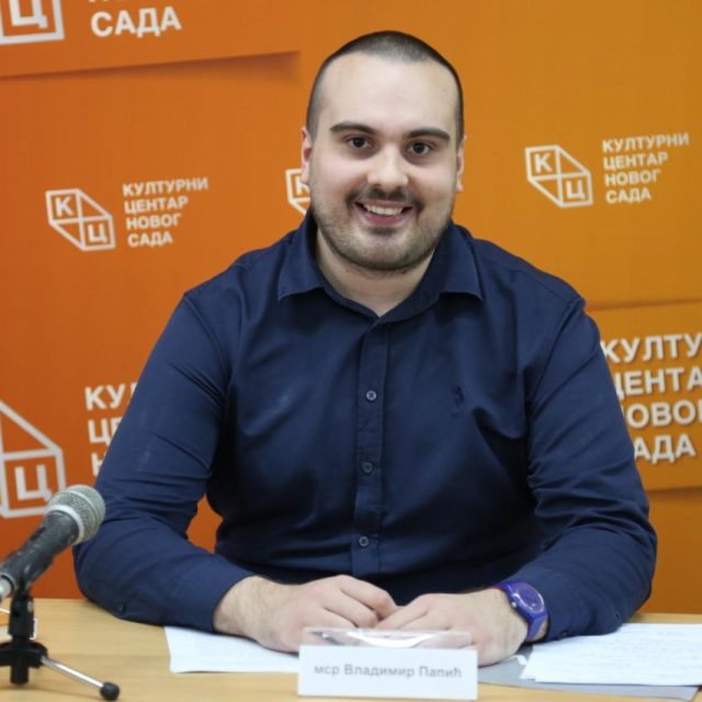 Предавање Владимира Папића на тему „<i>Употреба човека</i> Александра Тишме“ 22. маја на Јутјуб каналу КЦНС